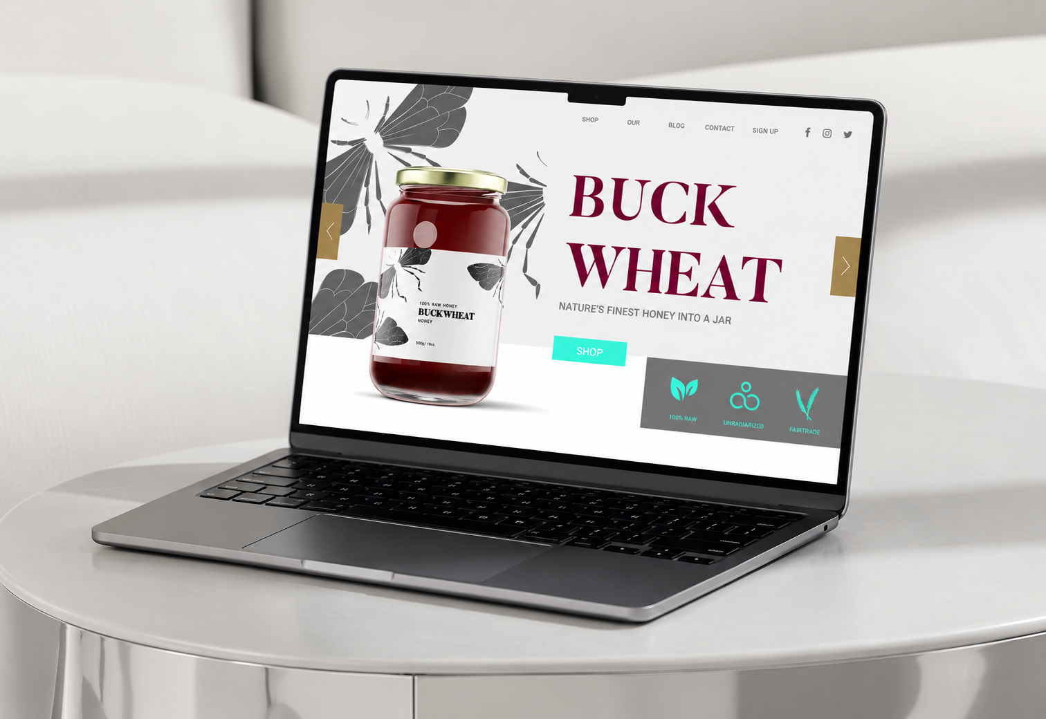 Gees Honey Co. brand and retail experience